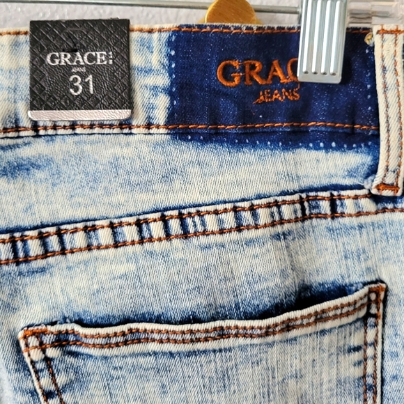 NWT Grace jeans with side tape - Picture 5 of 8